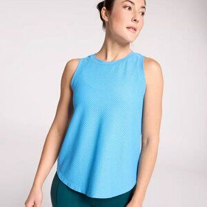 Calia Women's Renew Arches Tank in Tranquil Blue size XS NWT